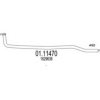 FORD 1629636 Exhaust Pipe